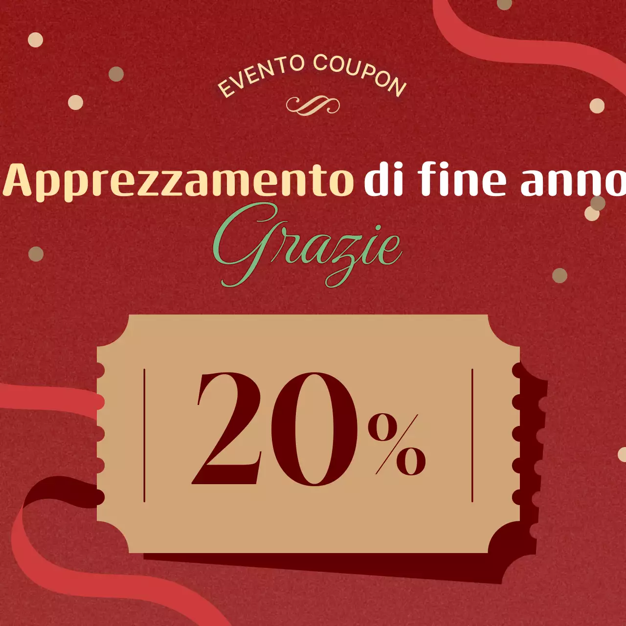 Evento natalizio moderno blu