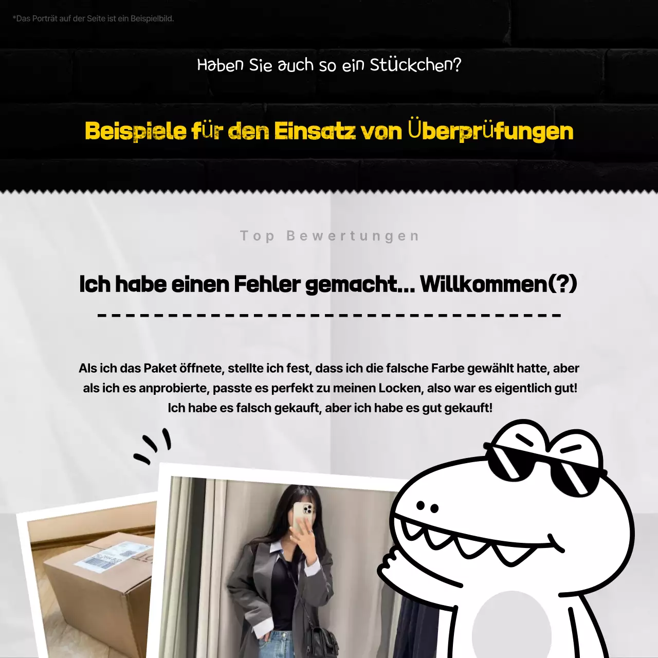 Black Gag Review Event-Anzeigen