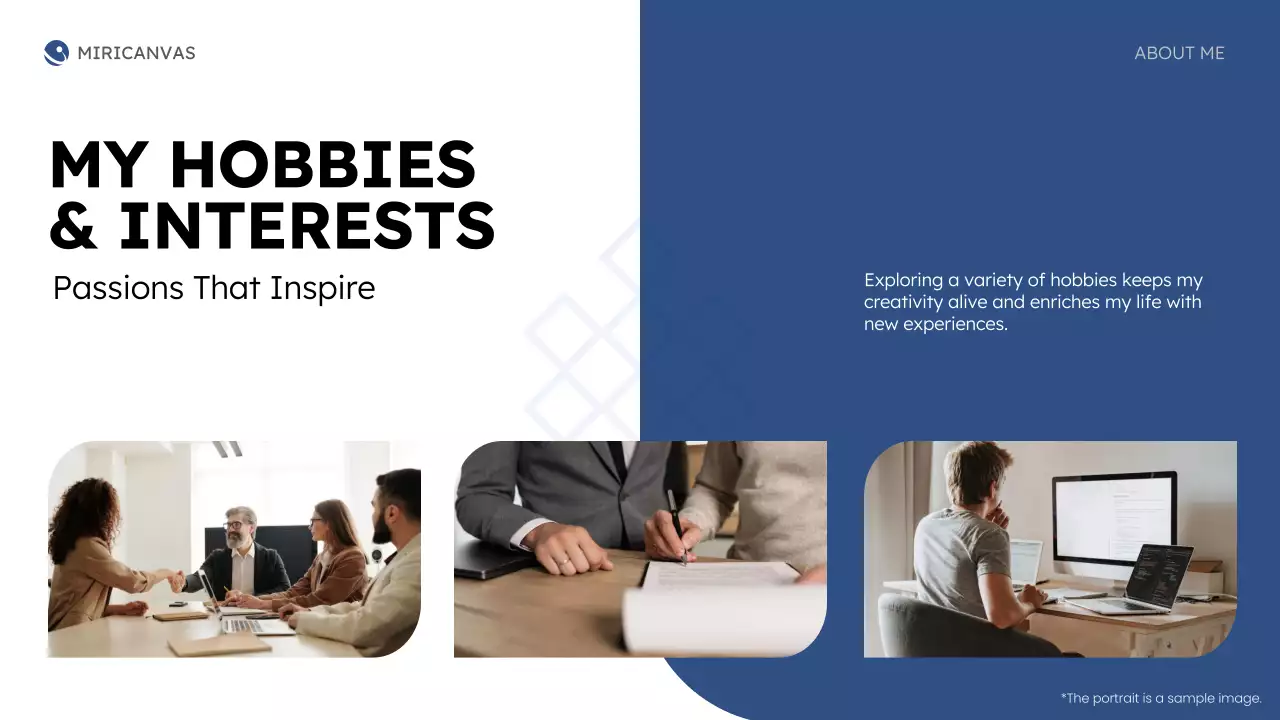 Blue Modern Personal Presentation