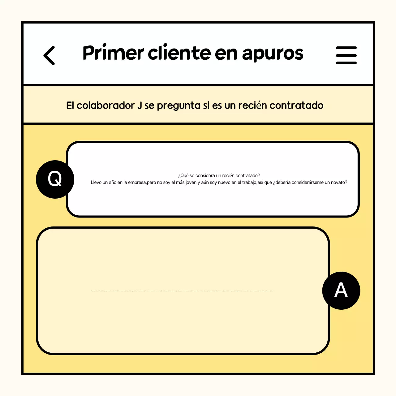 Promover el Asesoramiento Amarillo Simple sobre la Preocupación de los Empleados