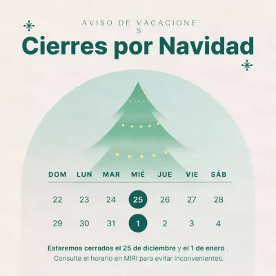 Guía navideña de Mint Simple