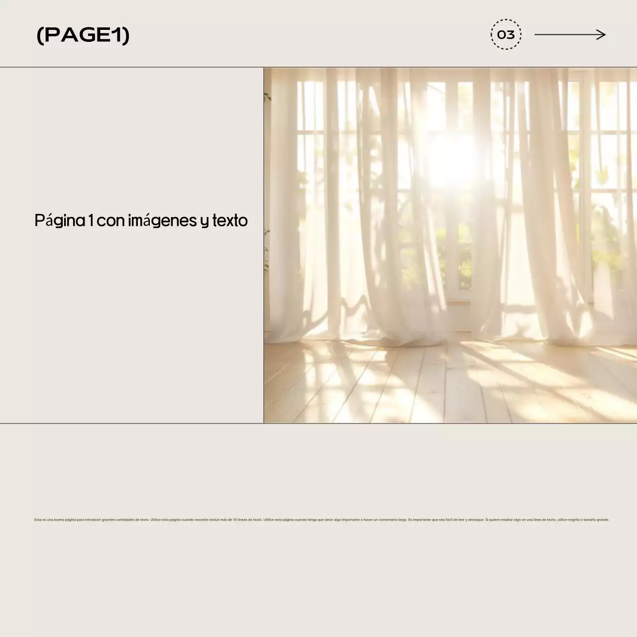 Beige Simple Card News Template