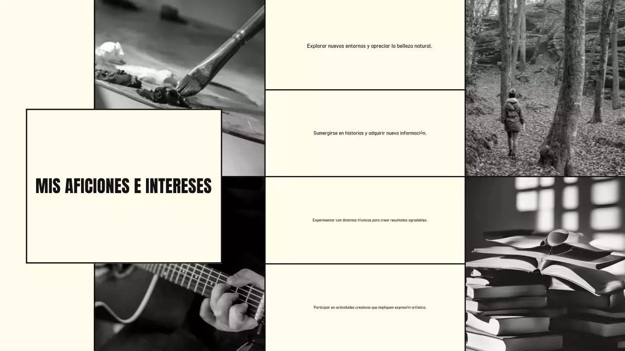 cartera biográfica minimalista negra