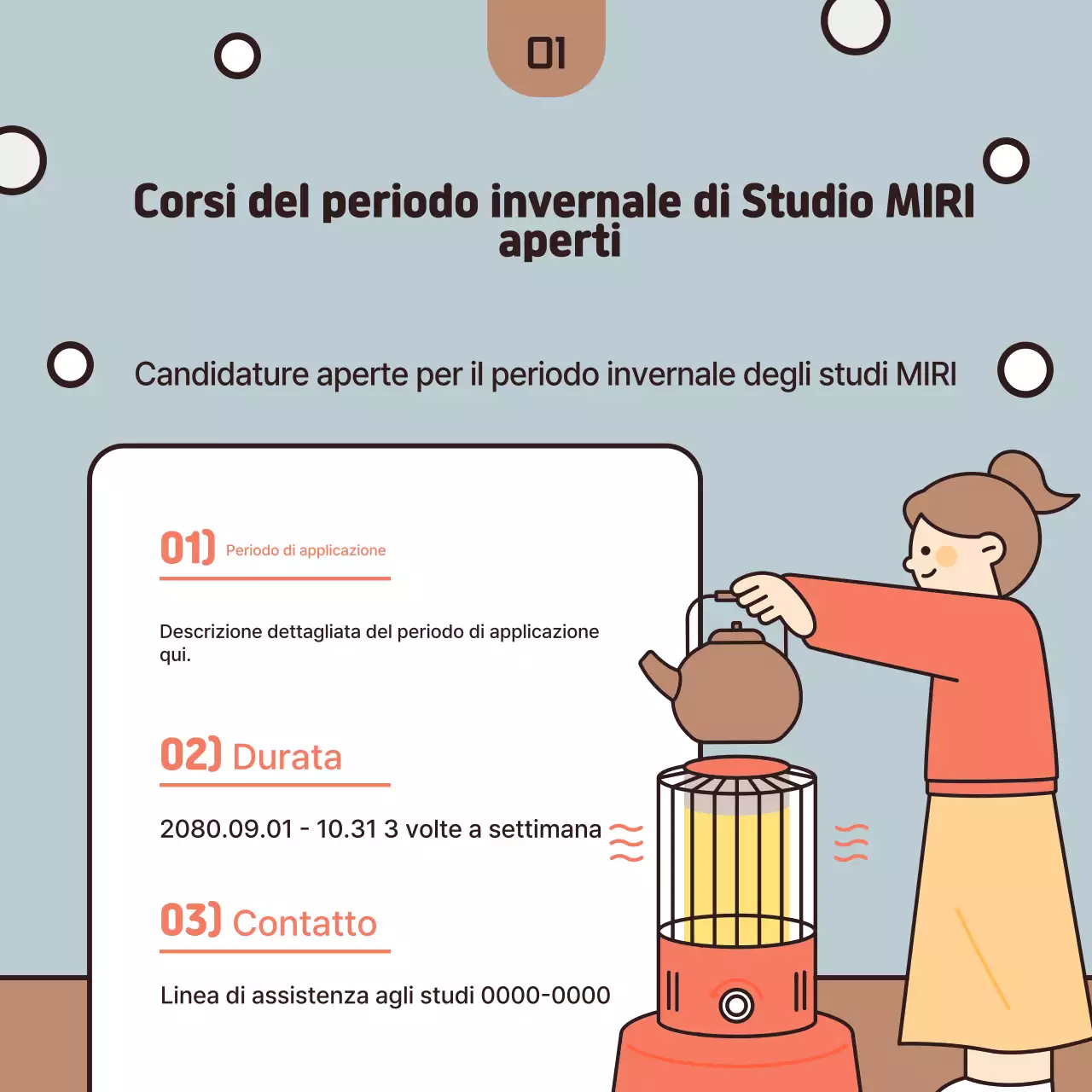 Reclutamento di tirocinanti azzurri