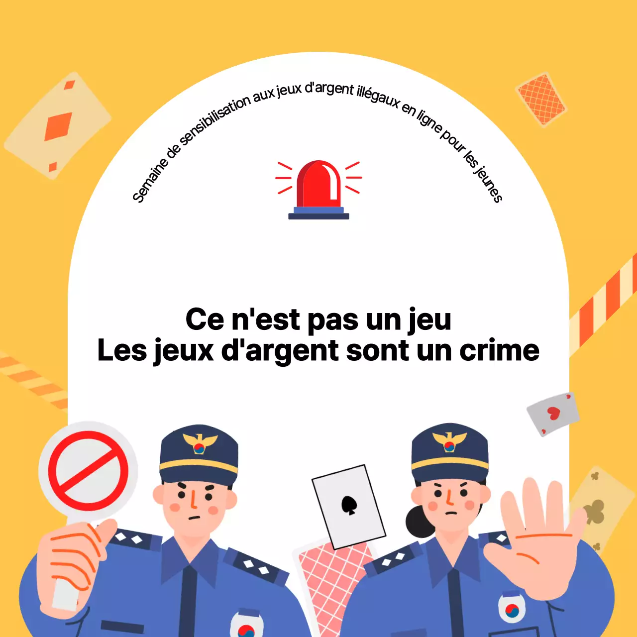 Promouvoir les campagnes de sécurité par un marquage jaune