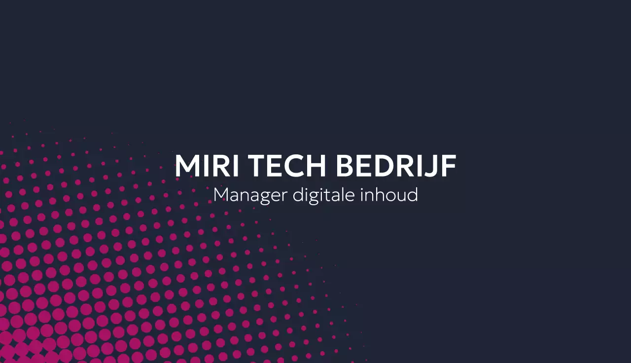 paars geometrisch visitekaartje