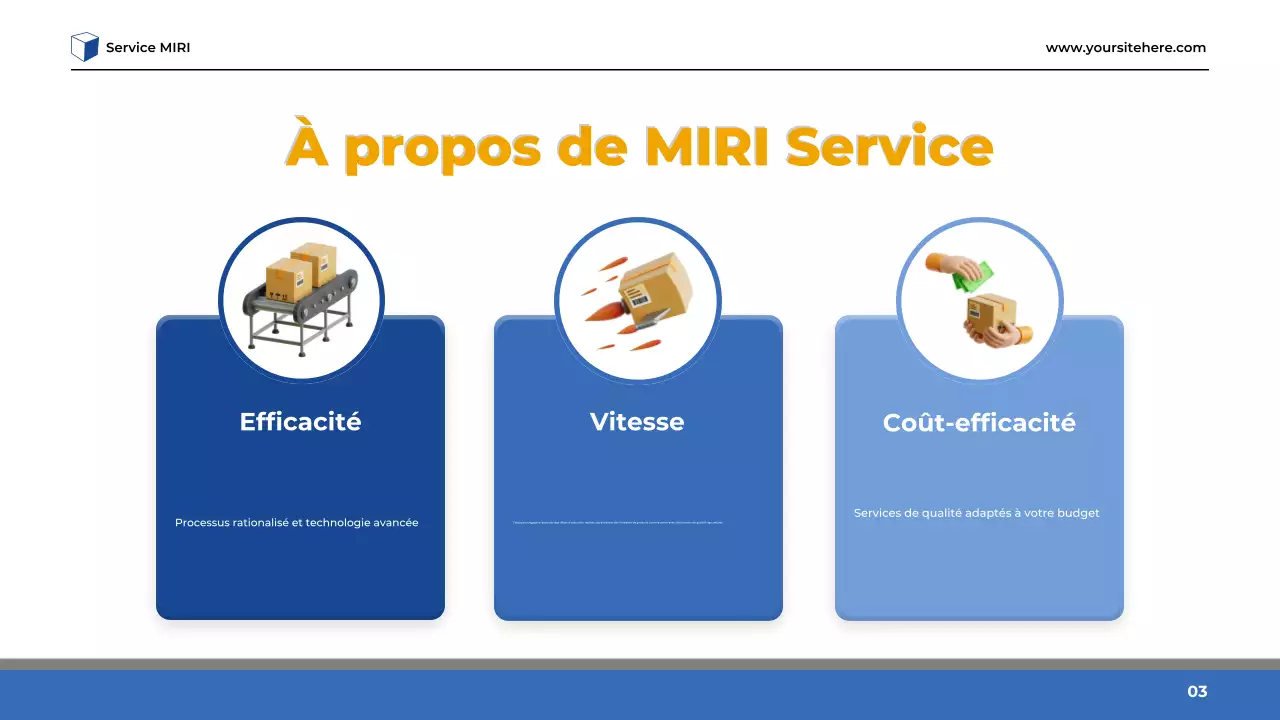 Présentation de l'introduction du service moderne