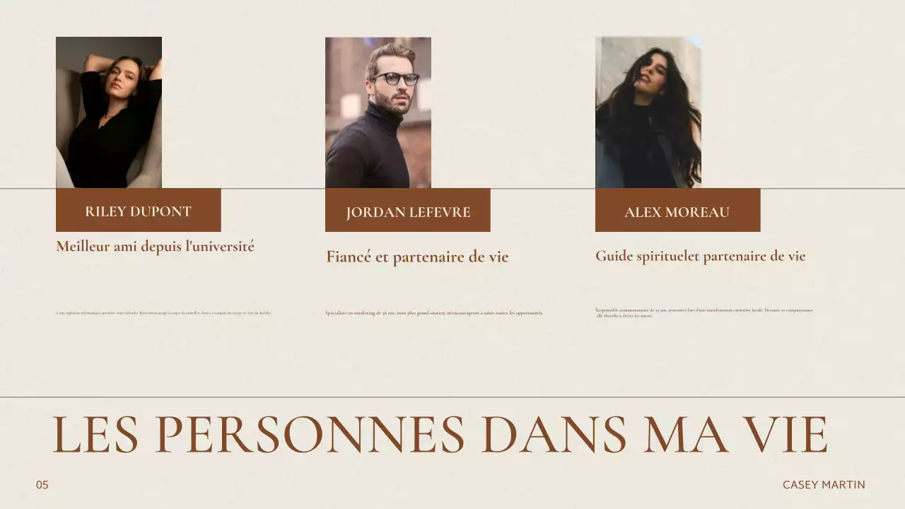 Beige Elegant About Me Presentation