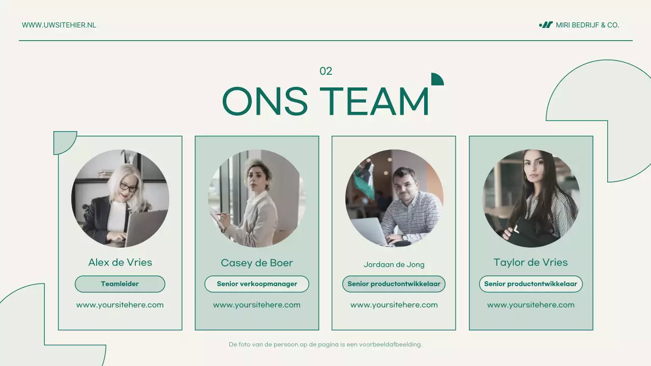 Munt modern projectvoorstel document