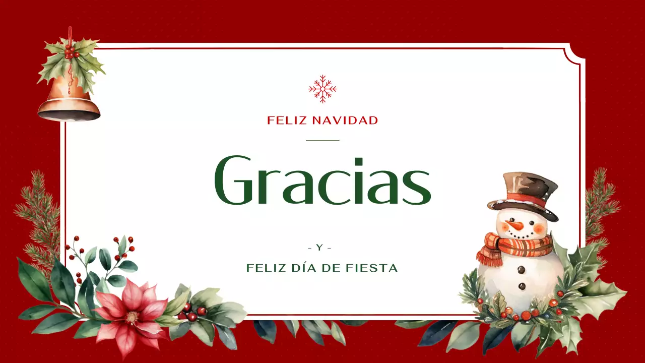 Lujoso planificador de fondo navideño en rojo