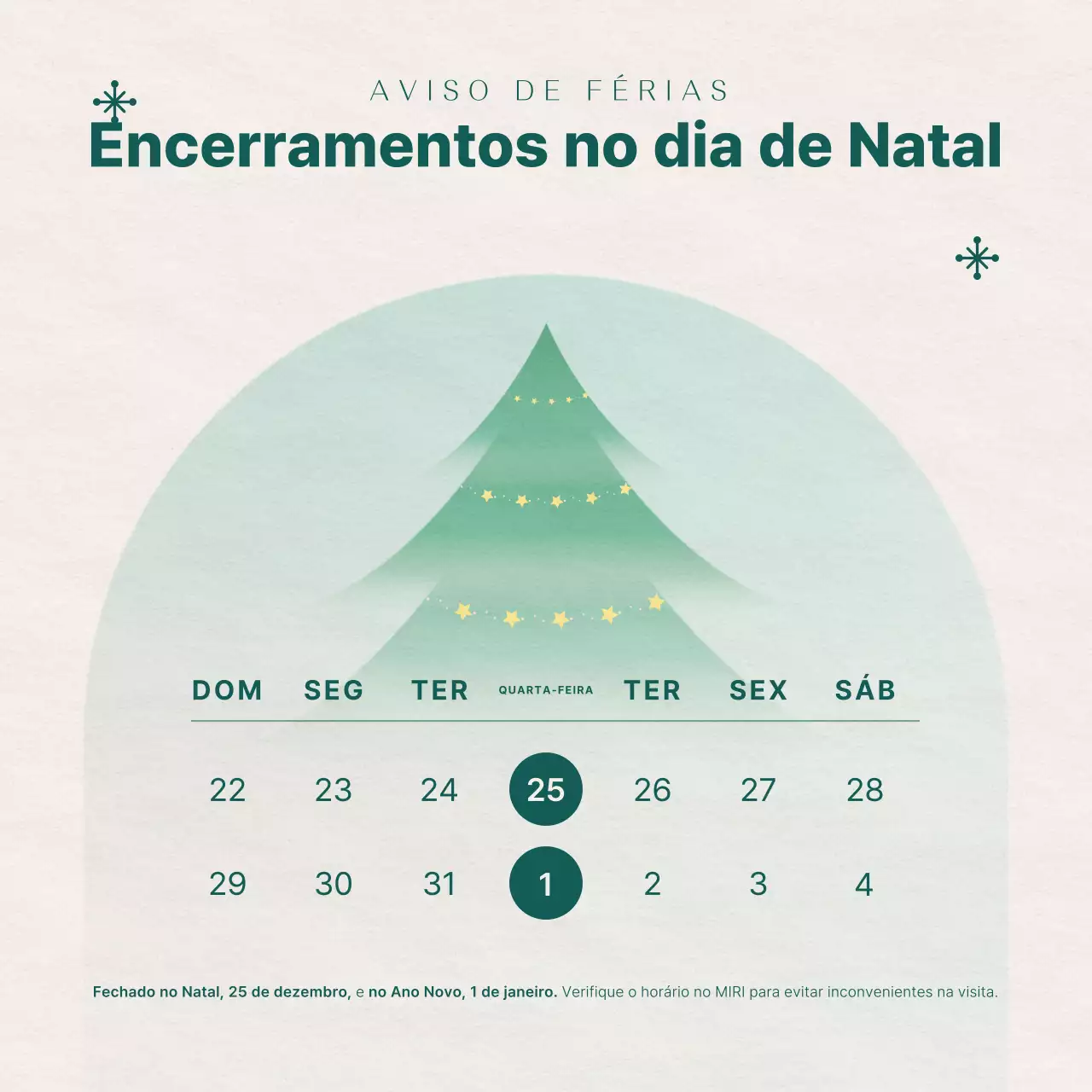 Guia de férias Mint Simple