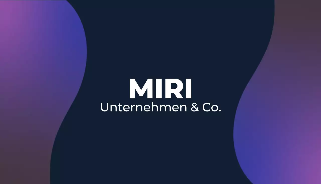 lila moderne Visitenkarte