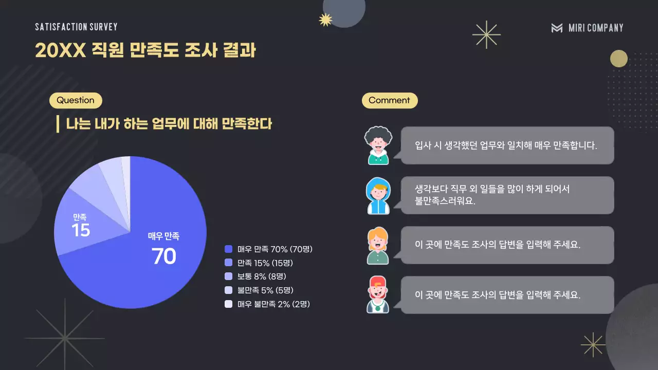 검정 모던 기업 종무식 기획서