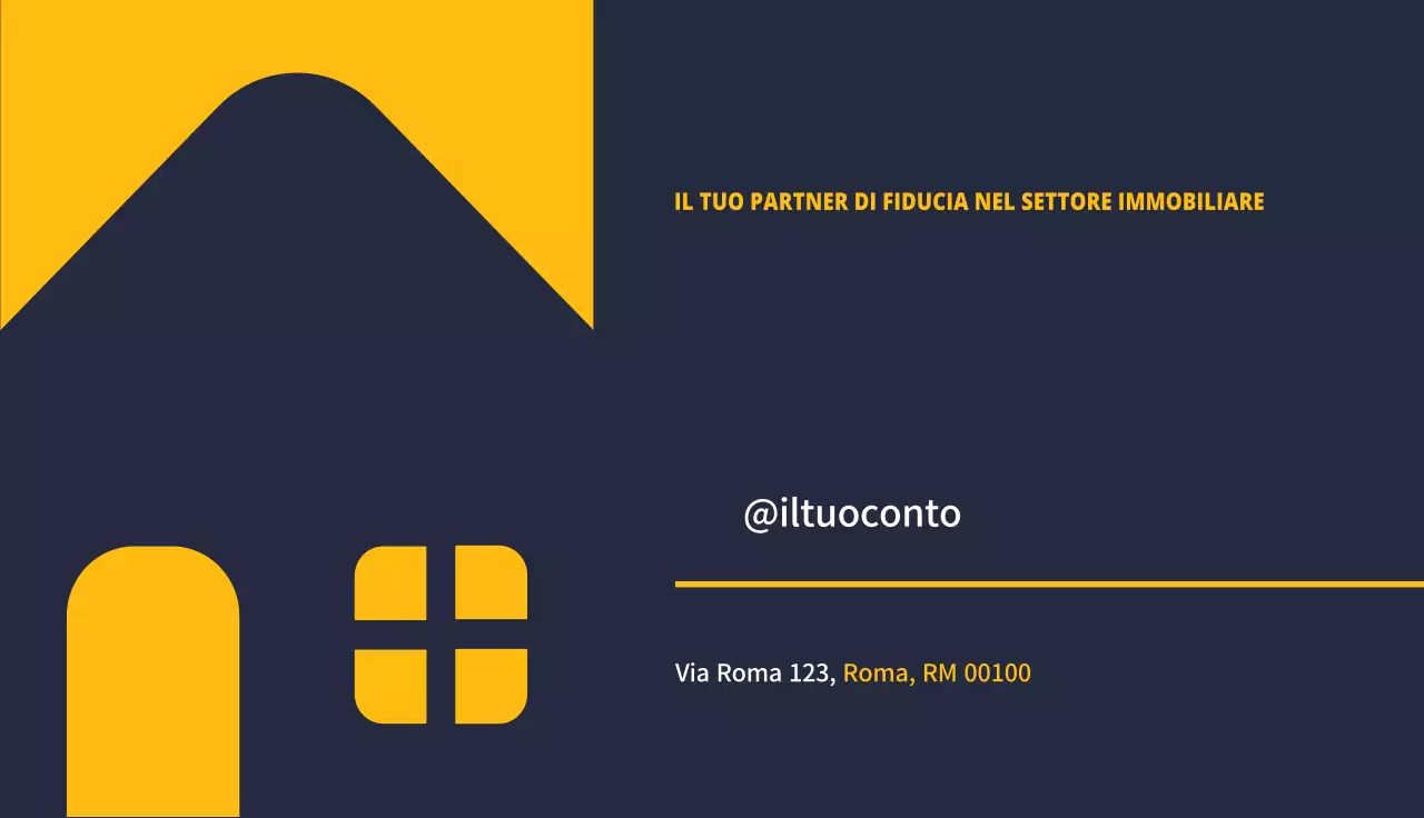 scheda immobiliare moderna della marina