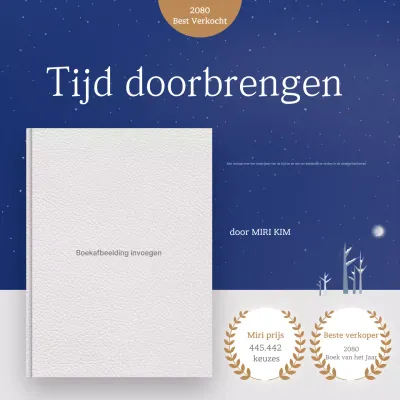 Blauw Eenvoudig Lezen Advertentie