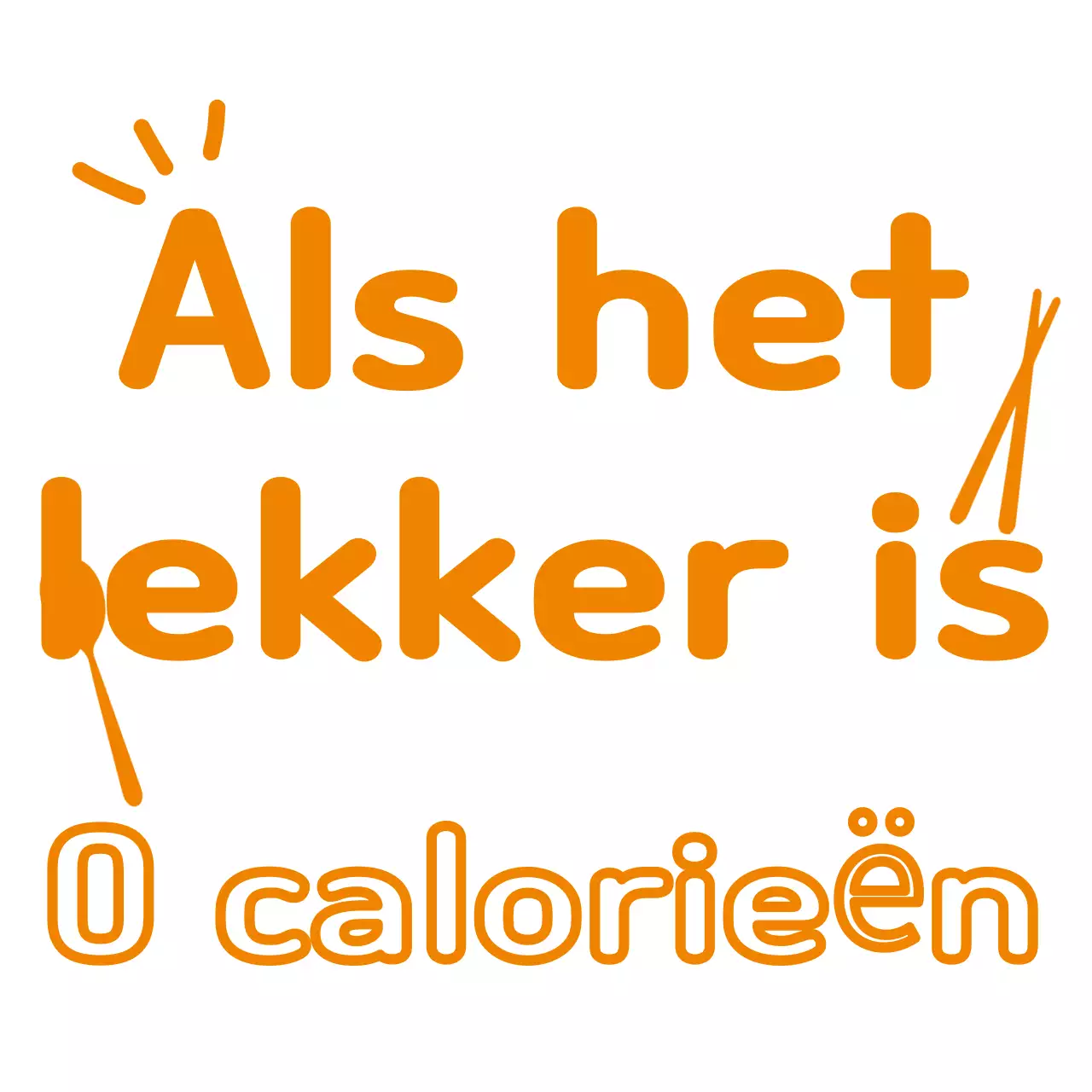 Calorievrije claims