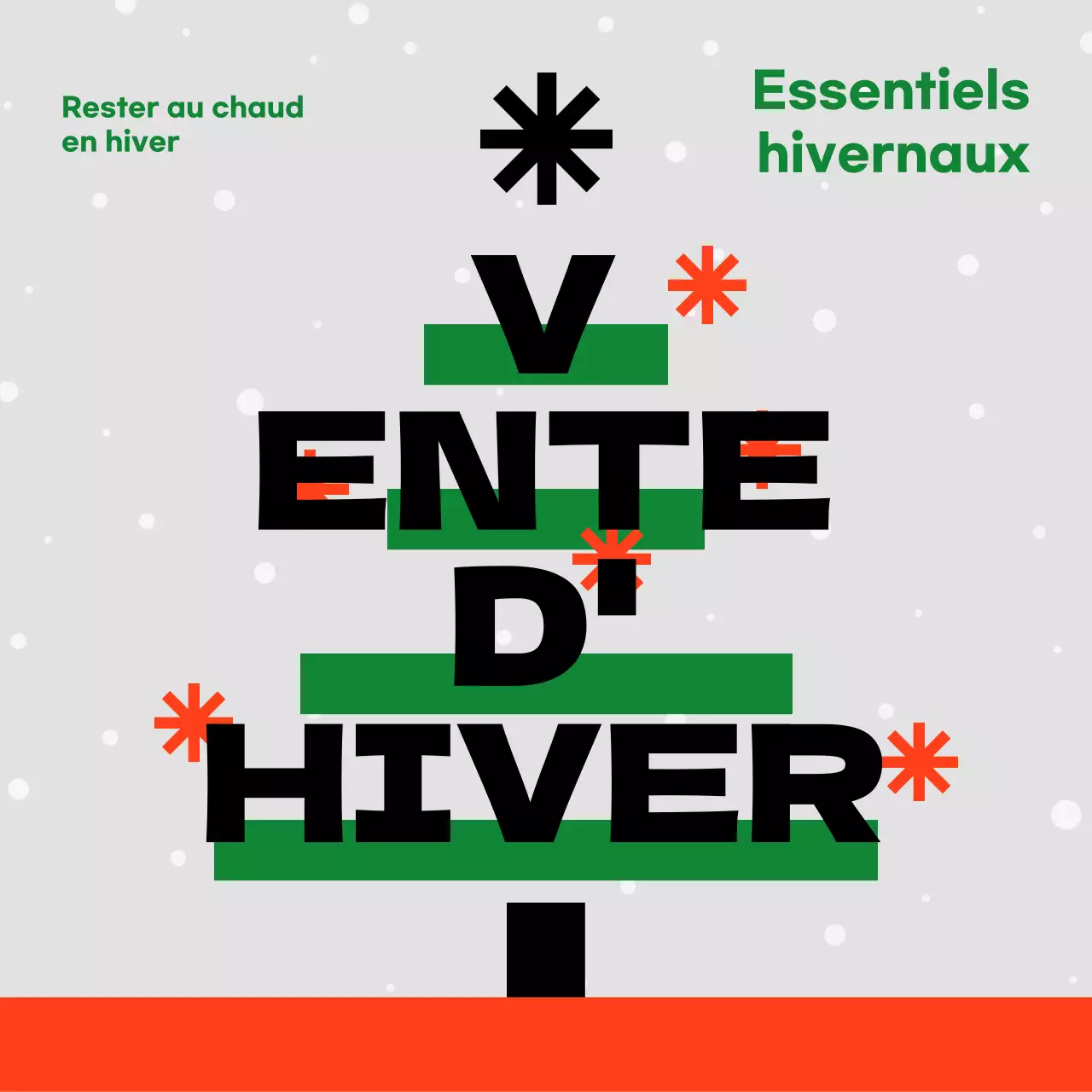 Green Simple Winter Sale