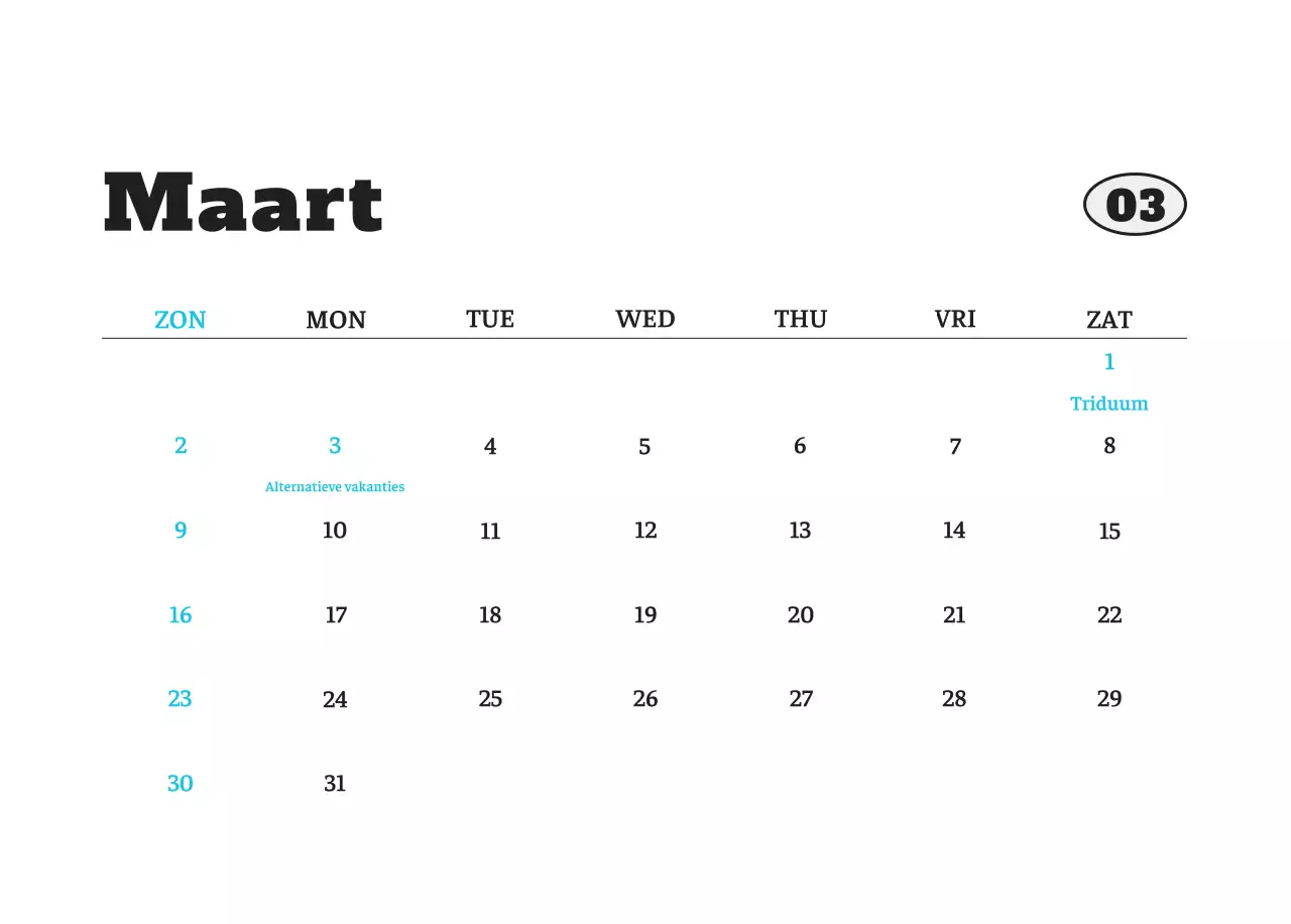 Witte Nette Ballet Dierenfotokalender