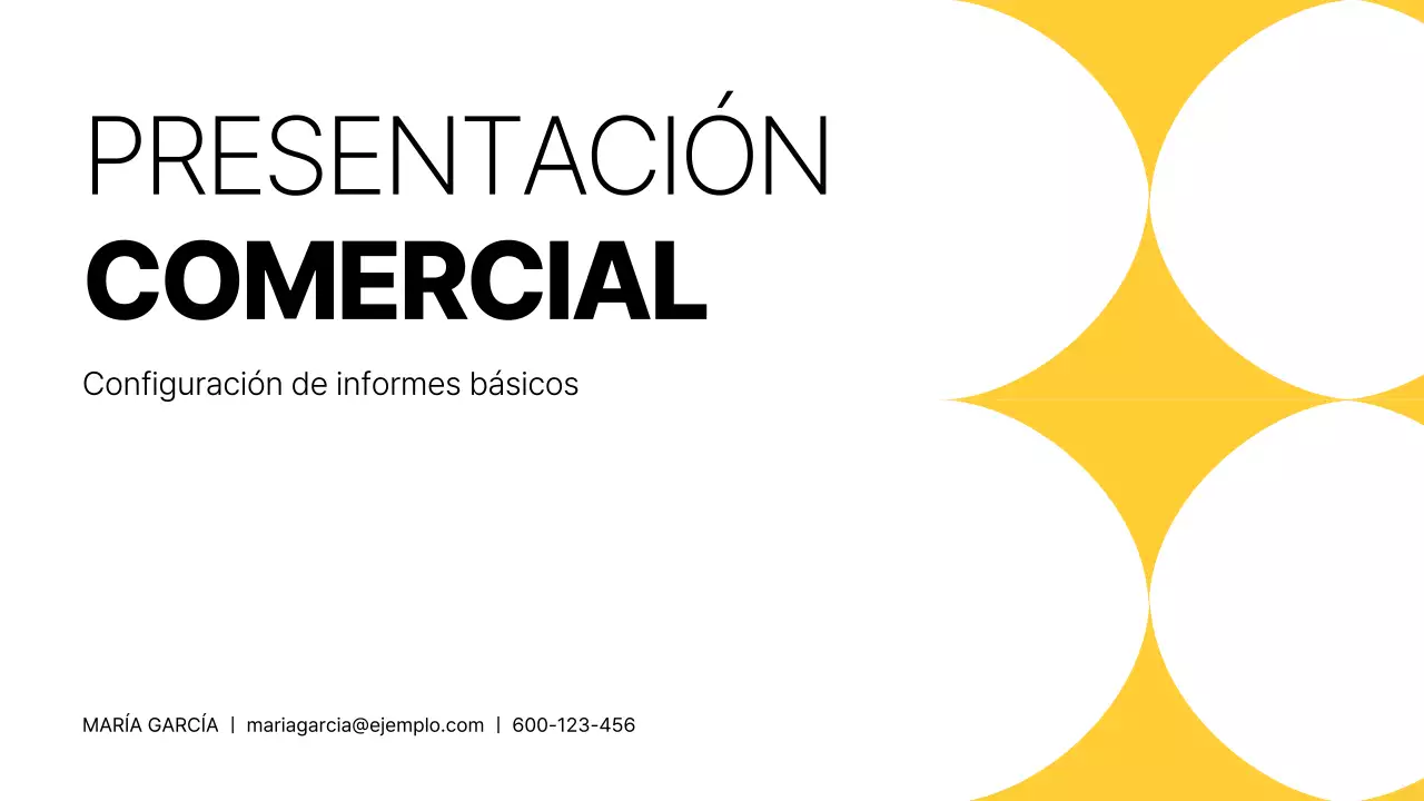 Amarillo Informes empresariales básicos