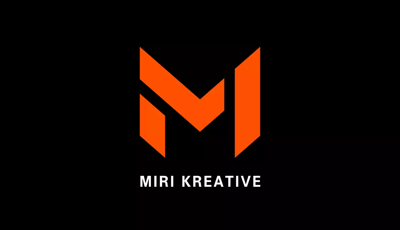 Moderne Visitenkarte in Orange