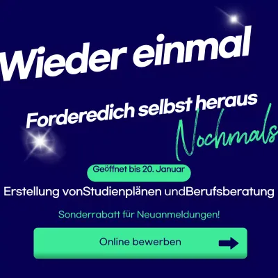 Navy Blue Modern Trainee Stellenausschreibung