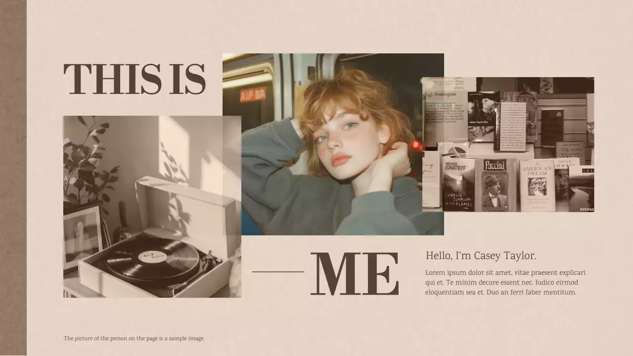 Panduan Pengenalan Pribadi Minimal Beige