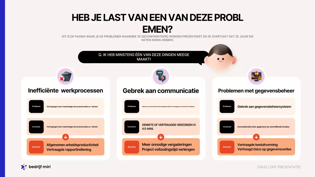 Promoot je beige moderne bedrijfsvoorstel