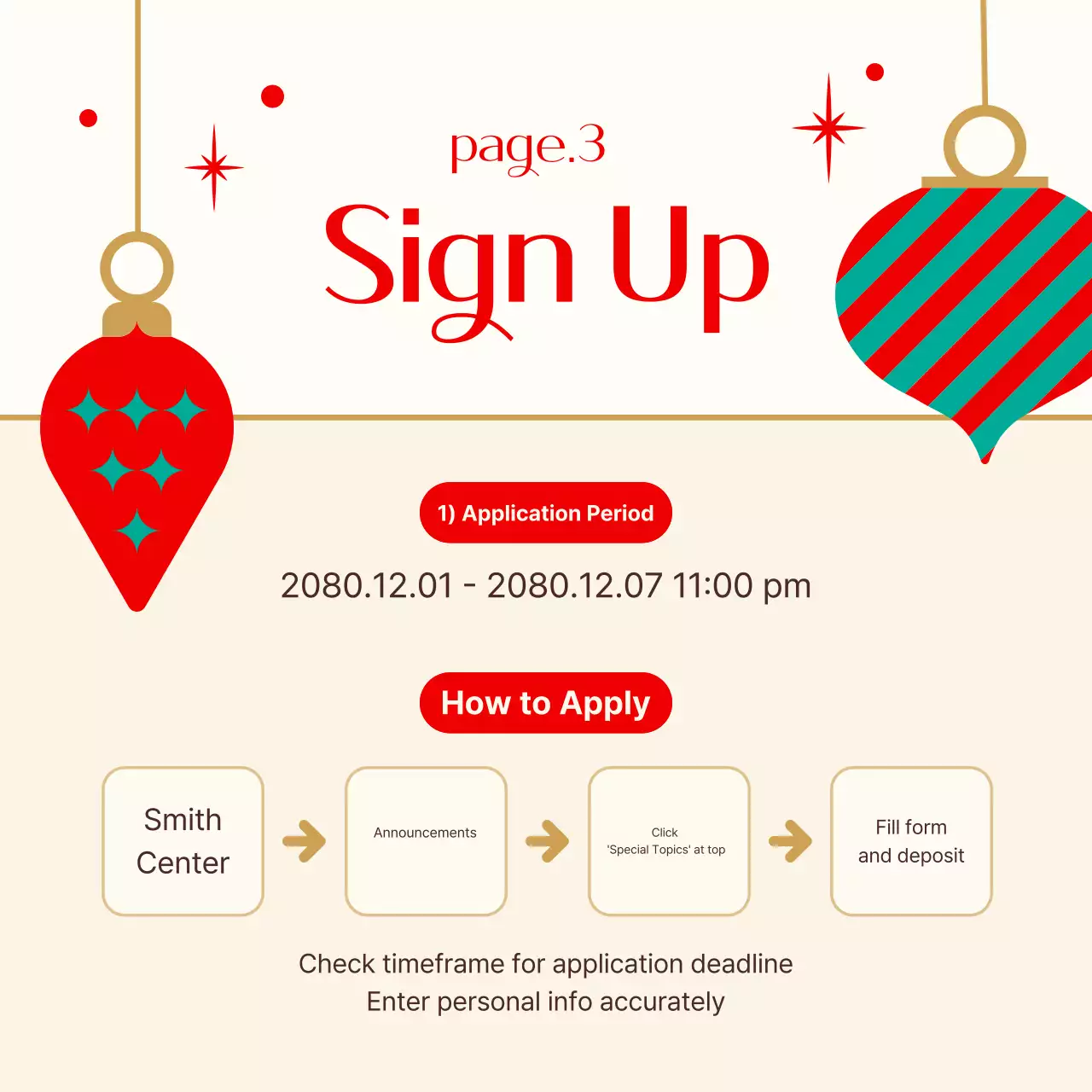 Red Traditional Lecture Announcement Instagram Carousel