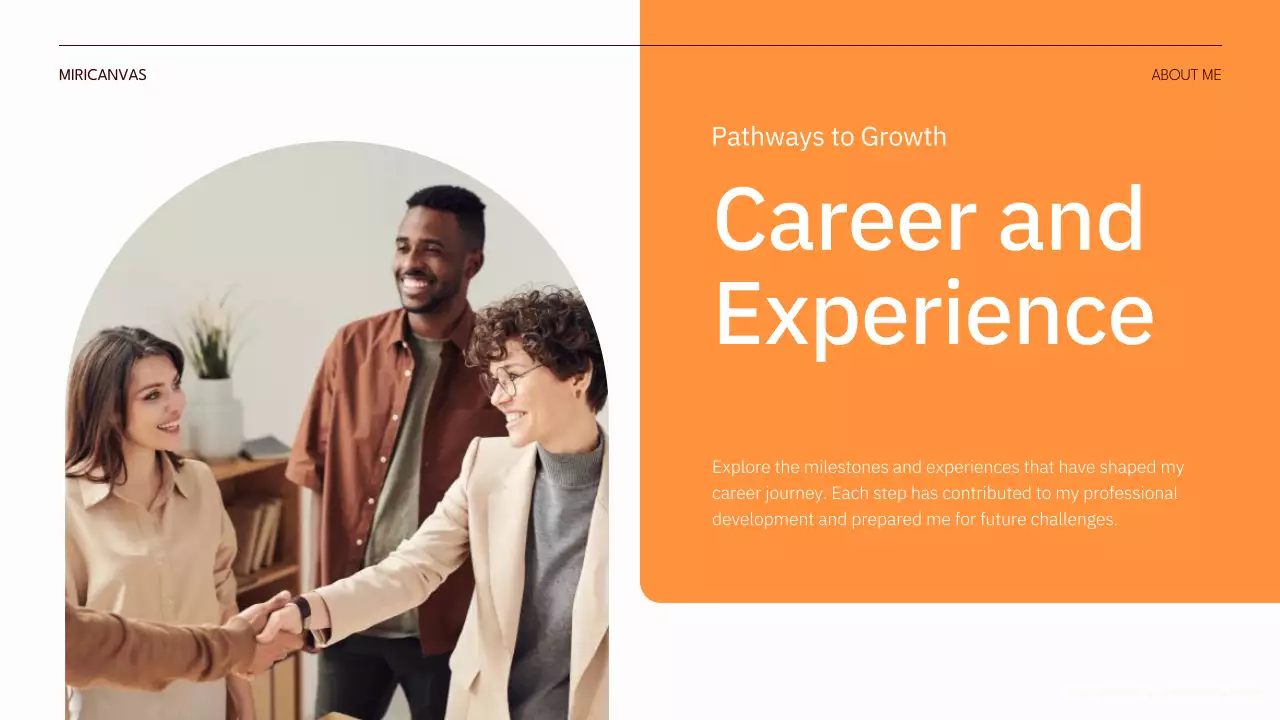 Orange Modern Journey Presentation