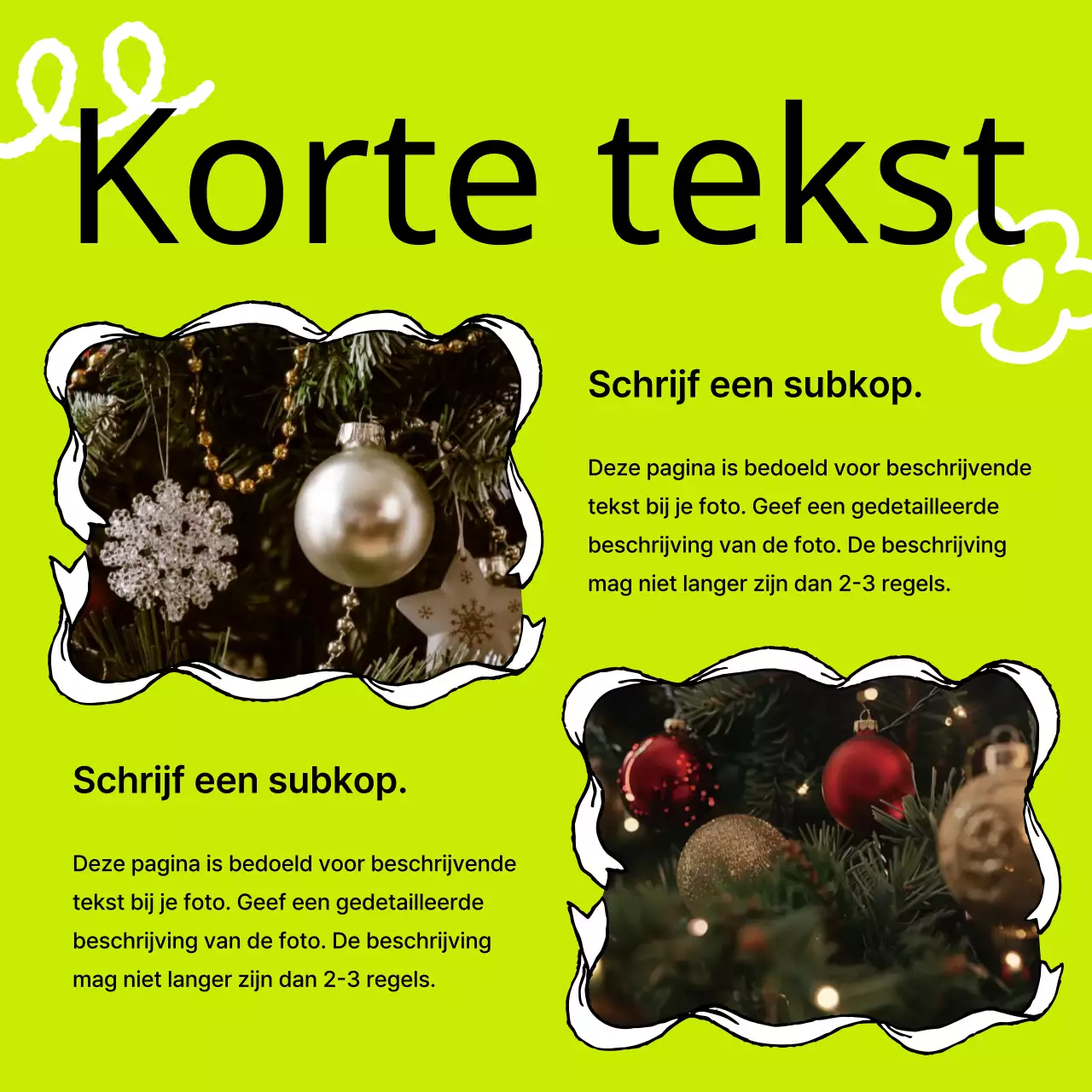 Promoot je jaarlijkse eenvoudig nieuws