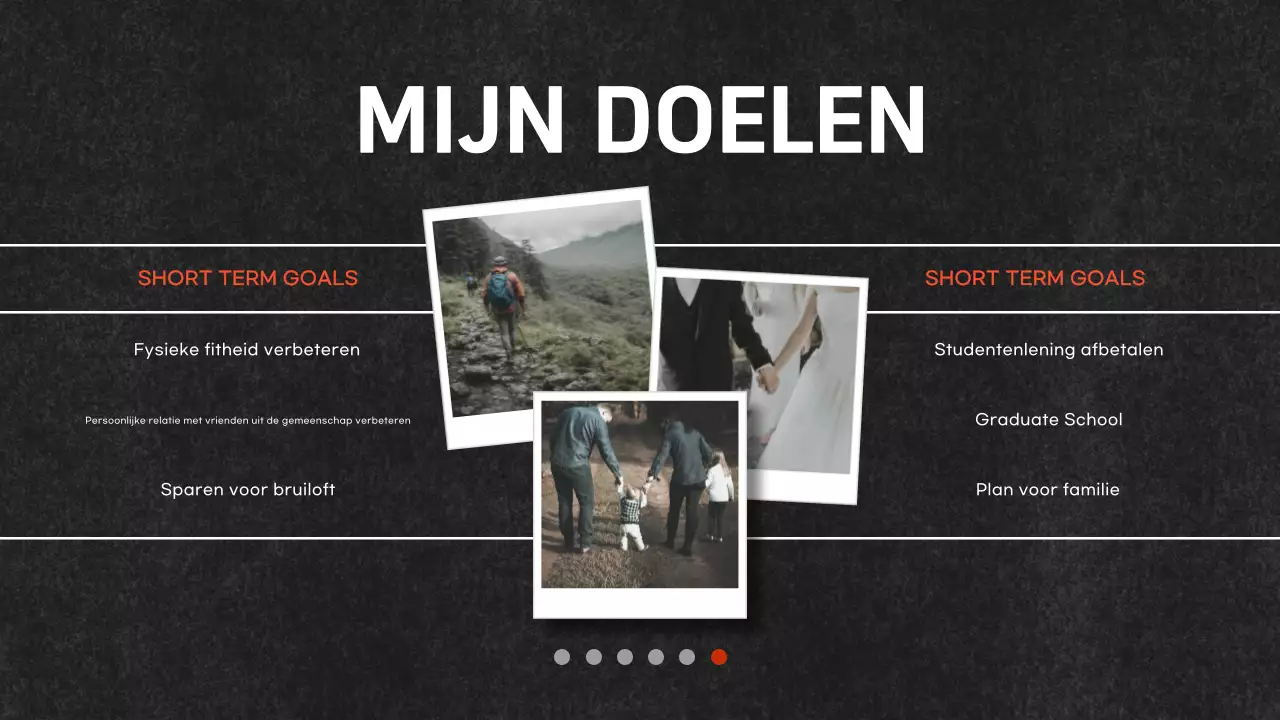 zwart modern portfolio document