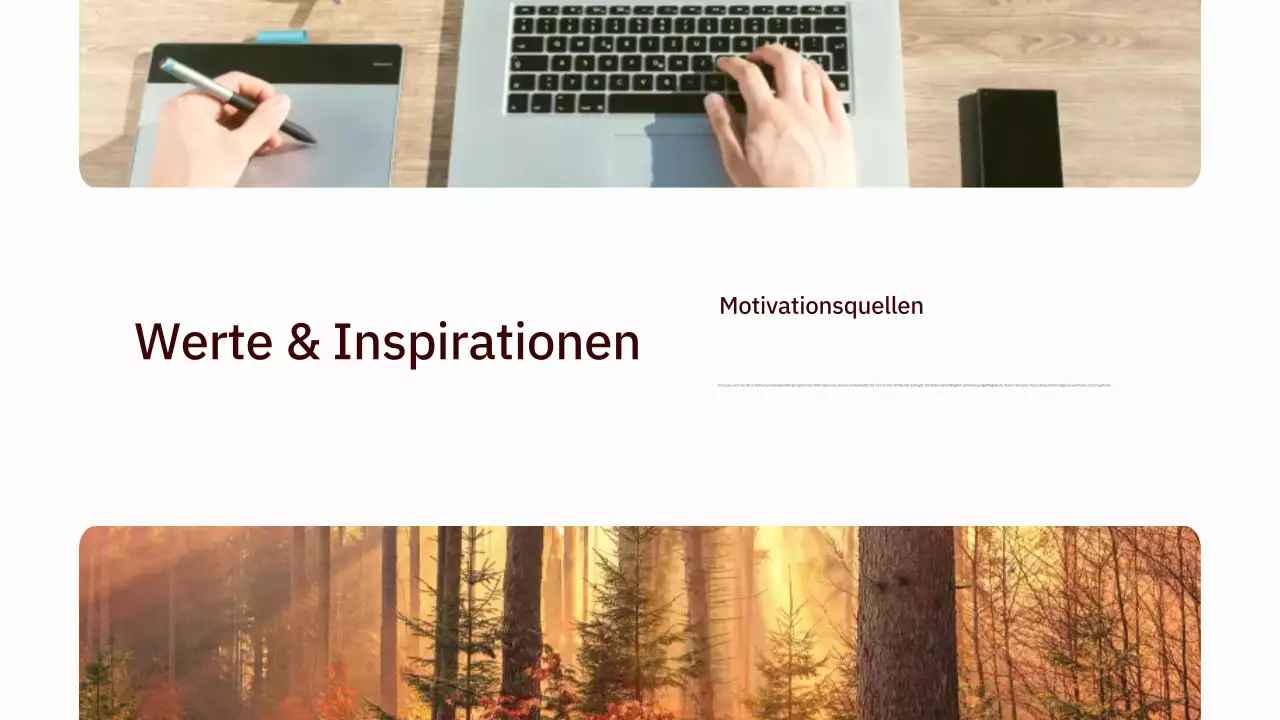 orange modern moderne Selbstdarstellung pitch