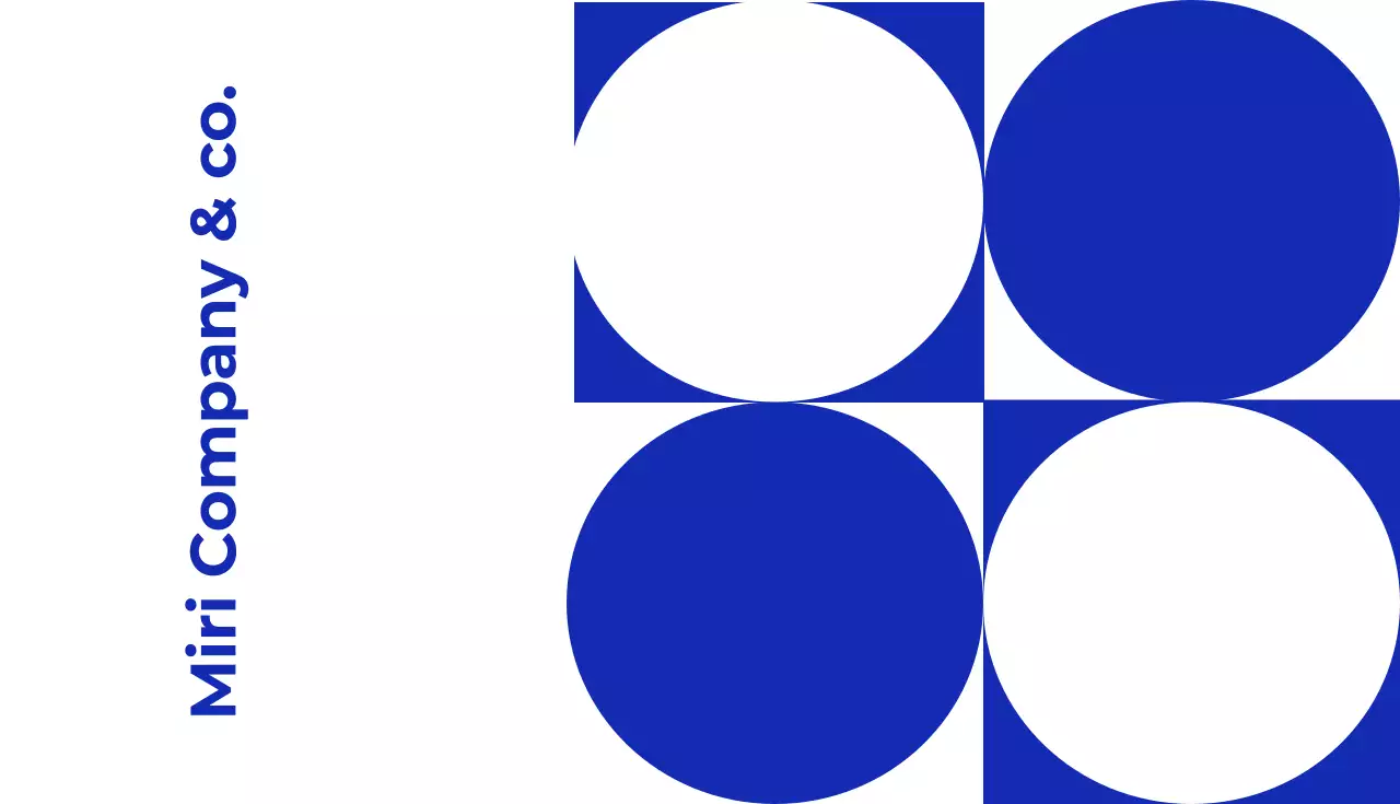 biglietto da visita moderno blu per consulenti