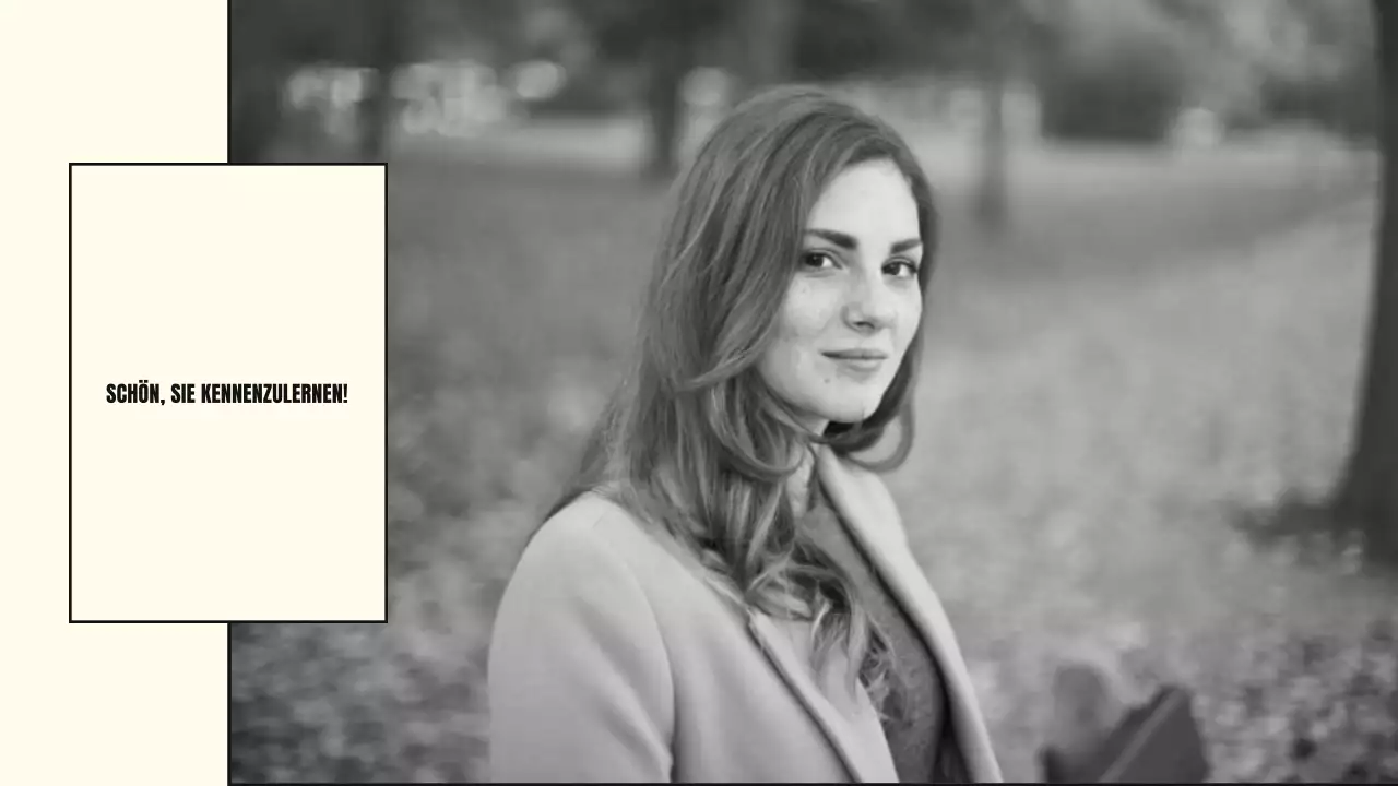 schwarze Minimal-Biografie-Mappe