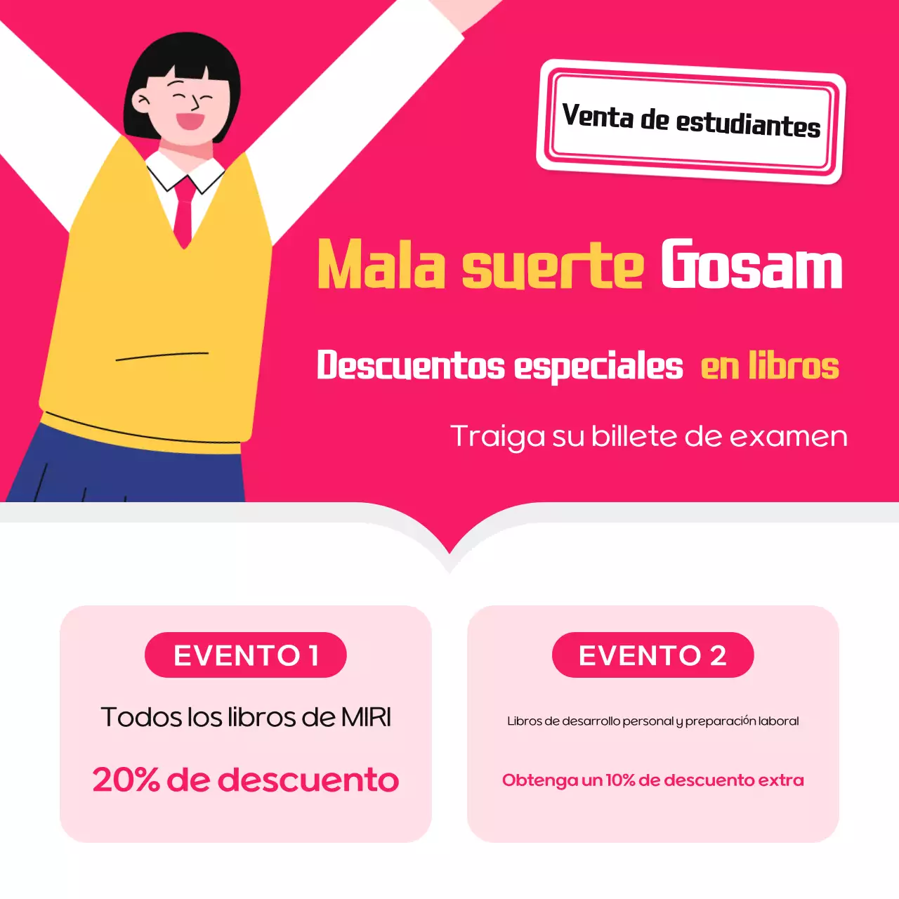 Resumen Anuncio de acontecimientos estudiantiles