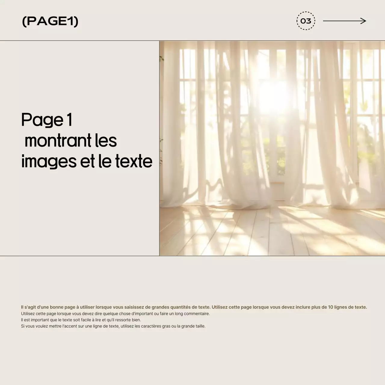 Beige Simple Card News Template