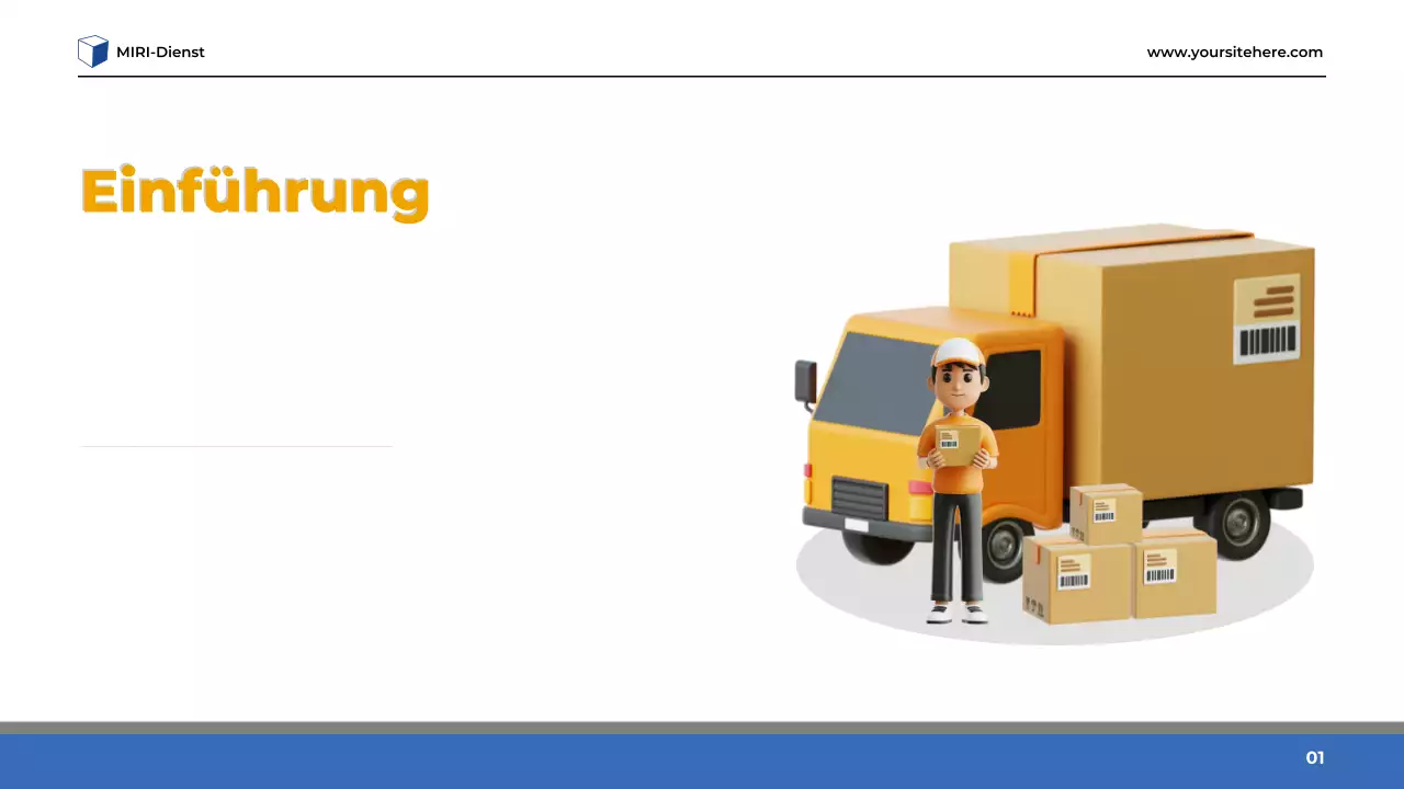 Präsentation zur Einführung moderner Dienstleistungen