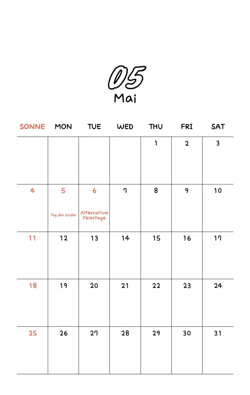 Niedlicher Neujahrs-Fotokalender