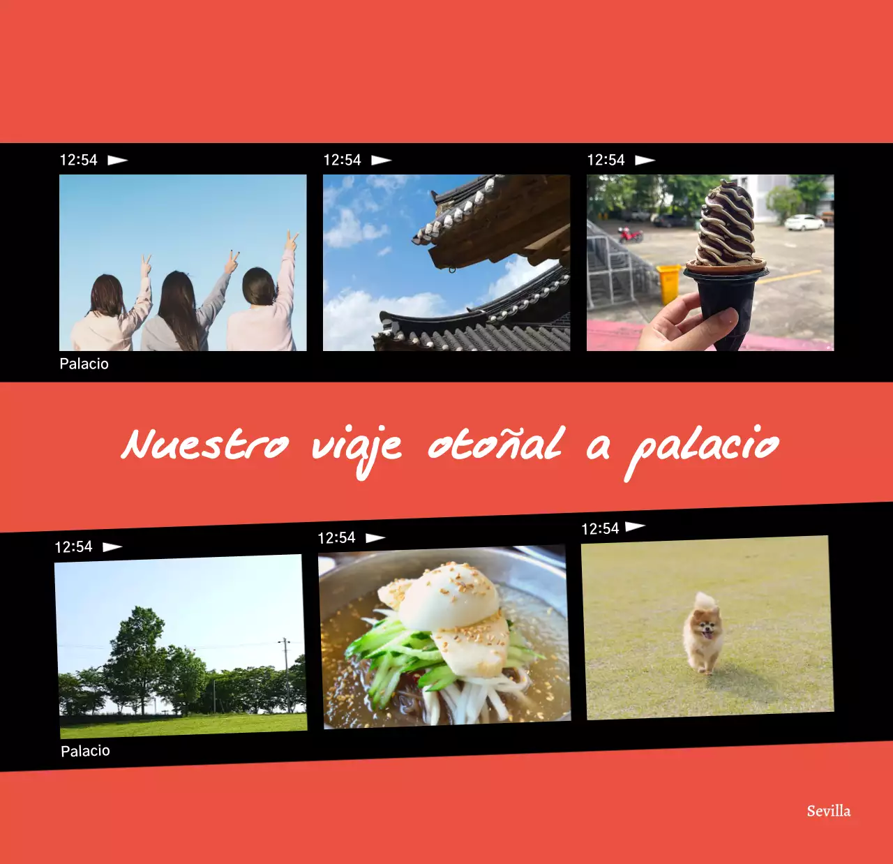 Calendario de fotos de recuerdos vintage con marcos de fotos