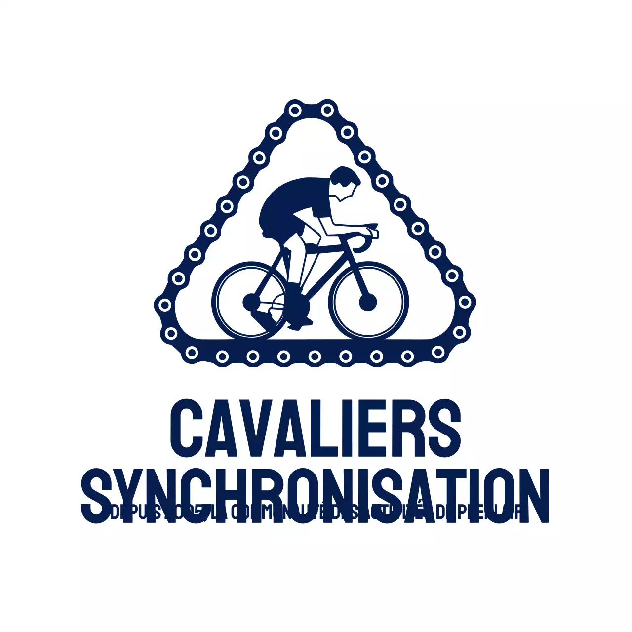 logo de la communauté cycliste moderne de la marine