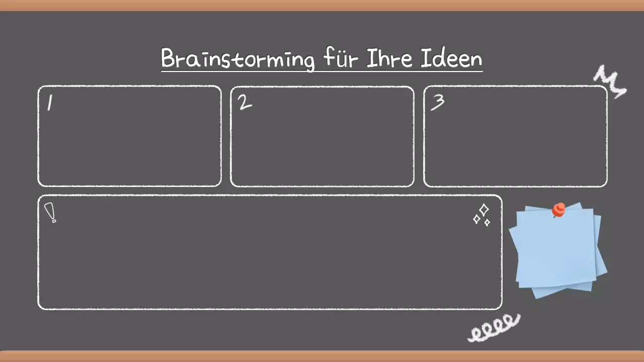 Grey Vintage Brainstorming Präsentation