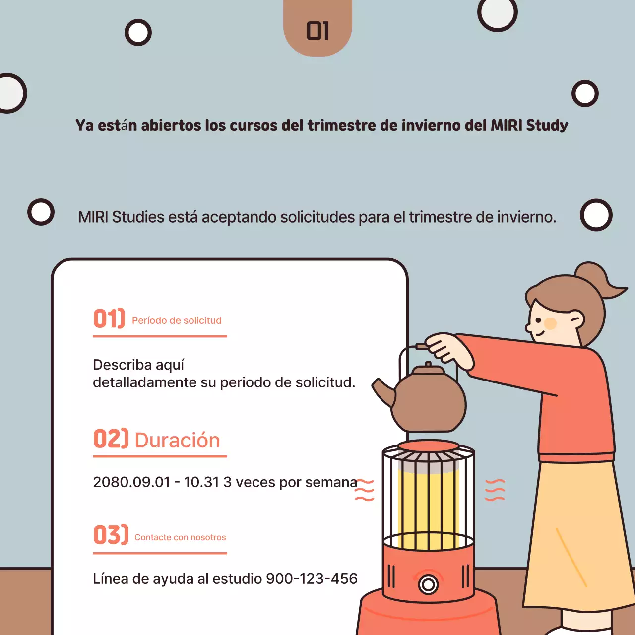Contratación de becarios celestes