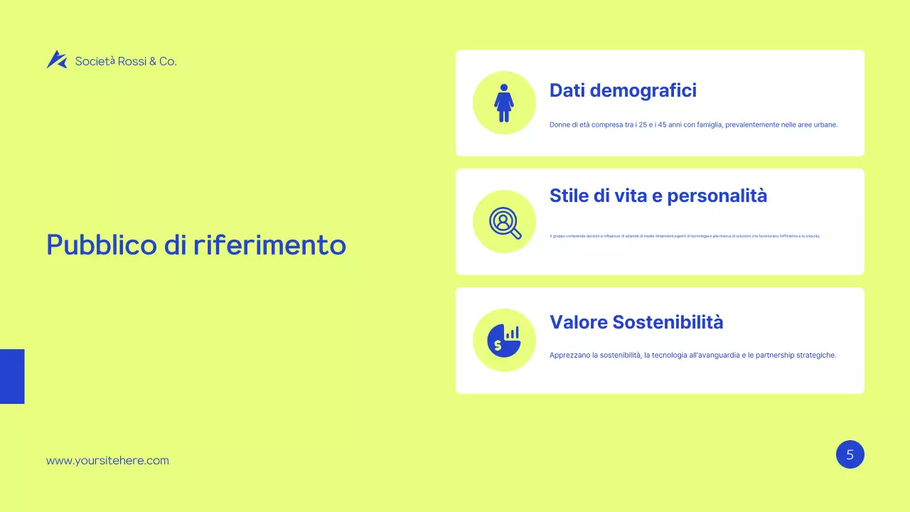 Documento di proposta di un progetto moderno e verde