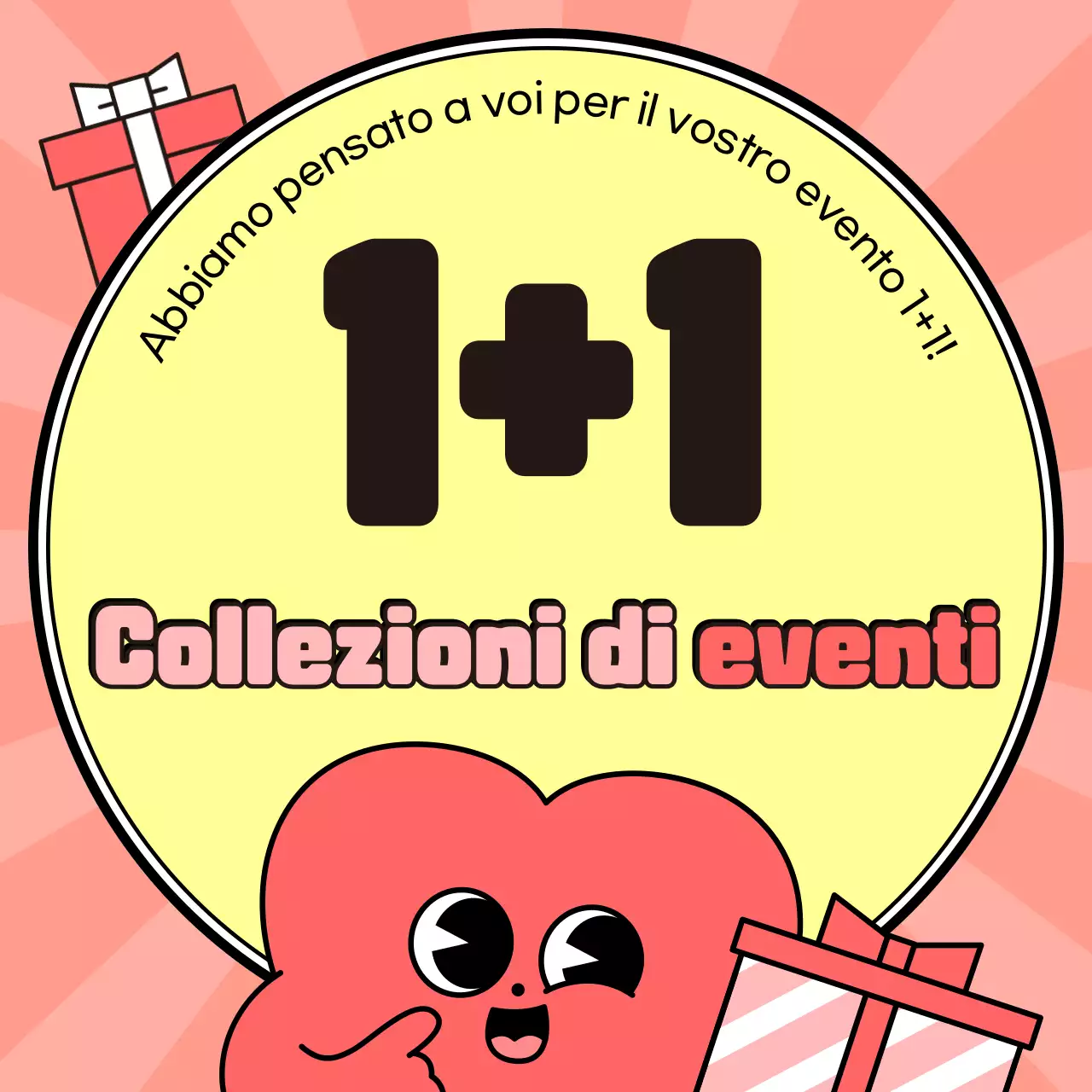 Arancione Carino Evento Promozionale