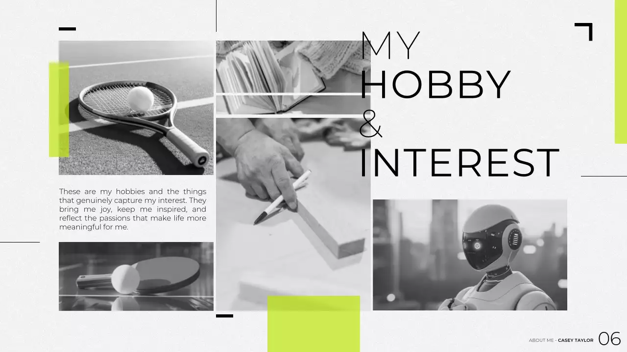 Trình bày danh mục đầu tư tối giản màu trắng