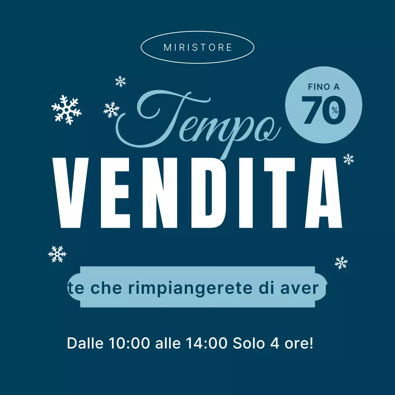 Promozione vendita moderna blu navy