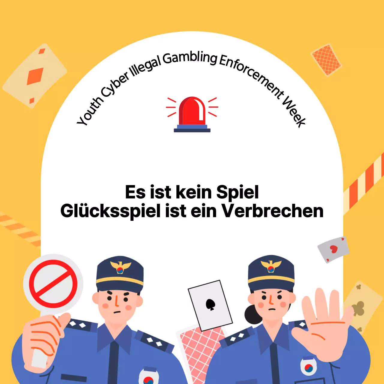 Förderung von Sicherheitskampagnen mit gelber Markierung