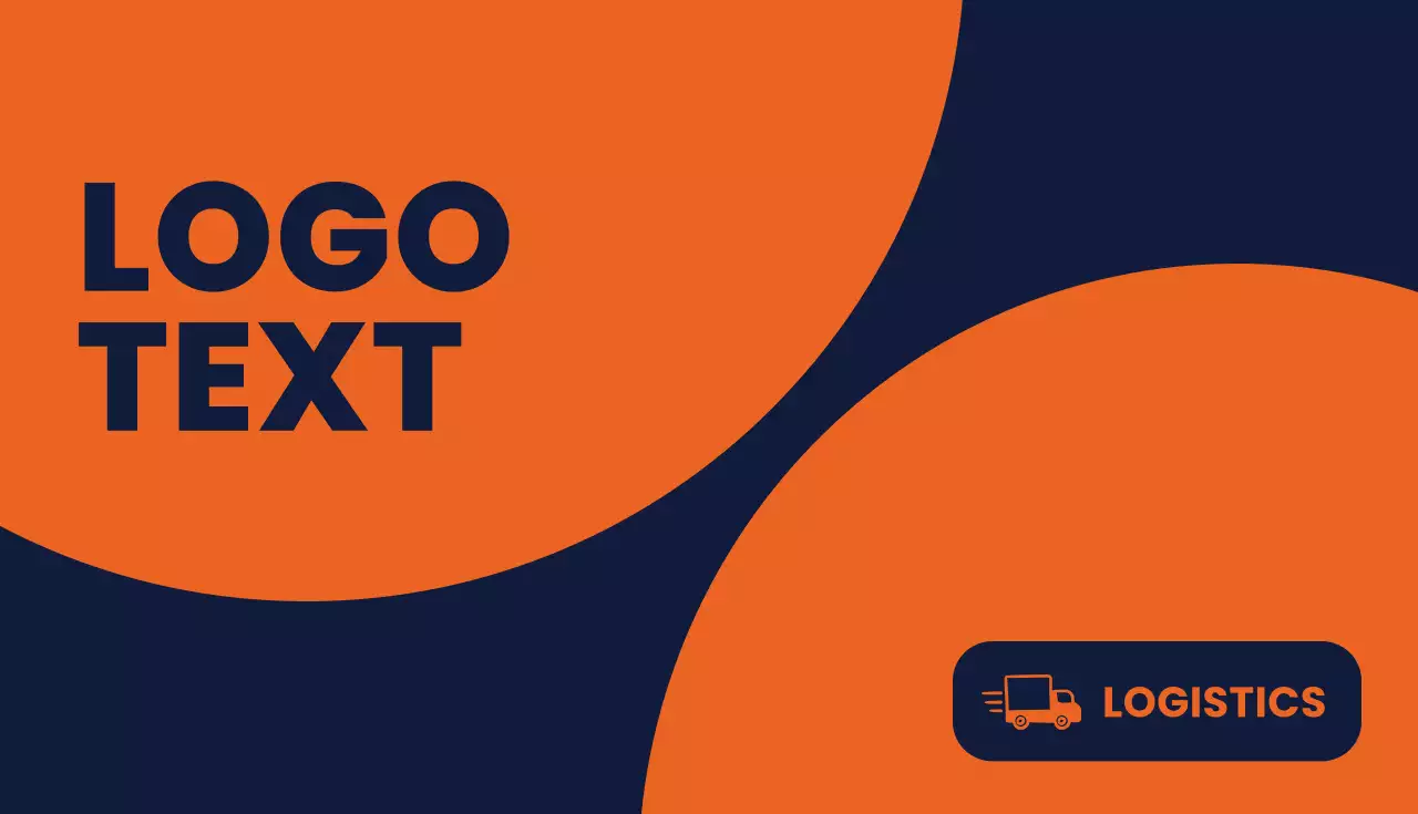 Navy Modern Business Card