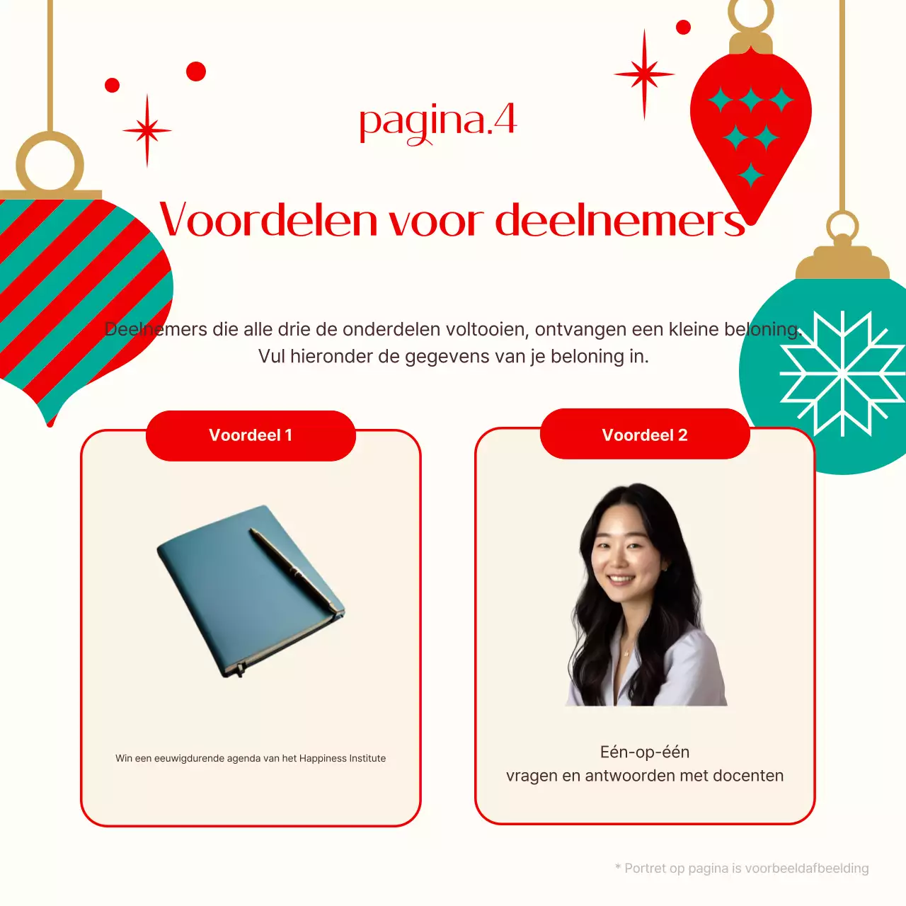 Beige Modern Eindejaarsspecial