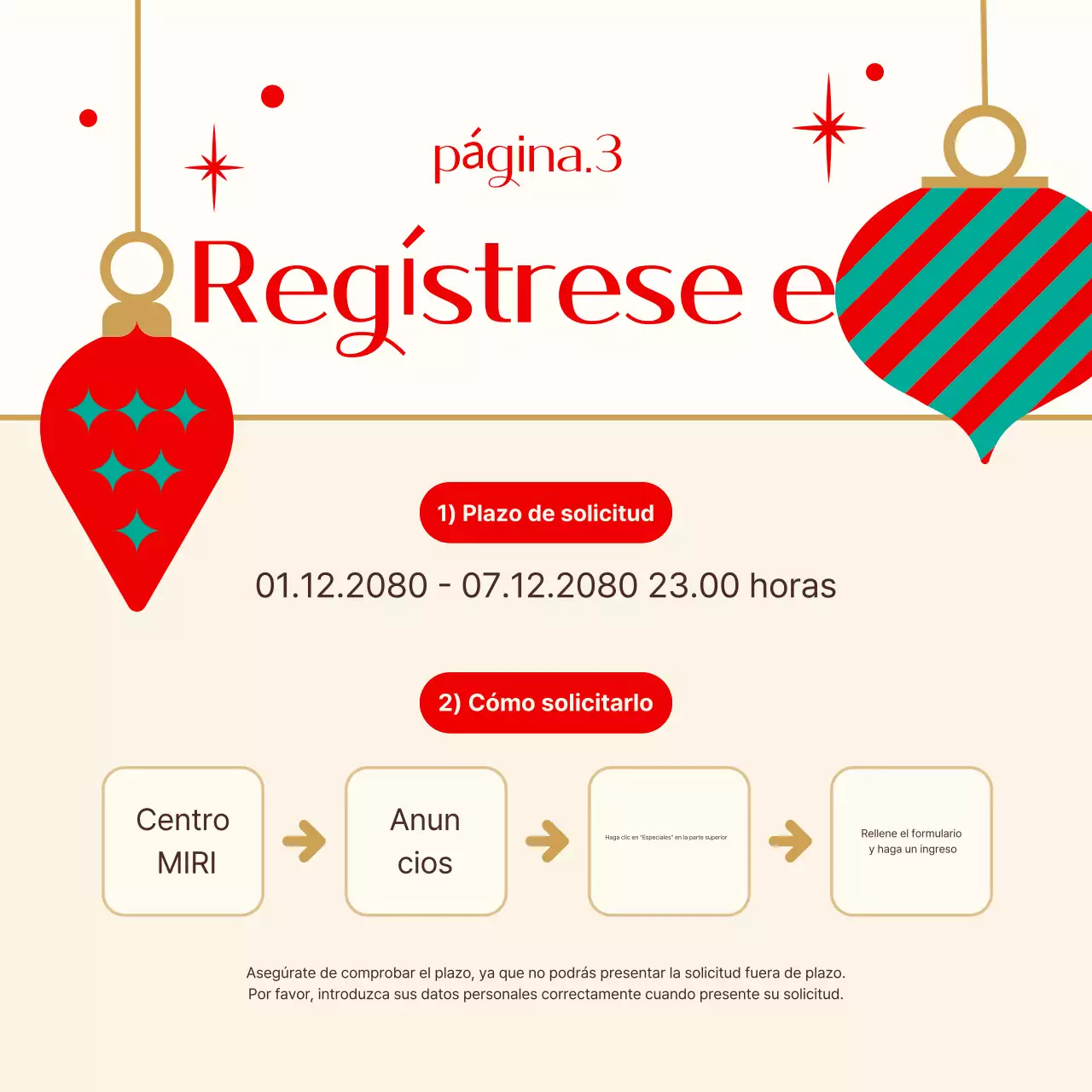 Especial Fin de Año Beige Modern